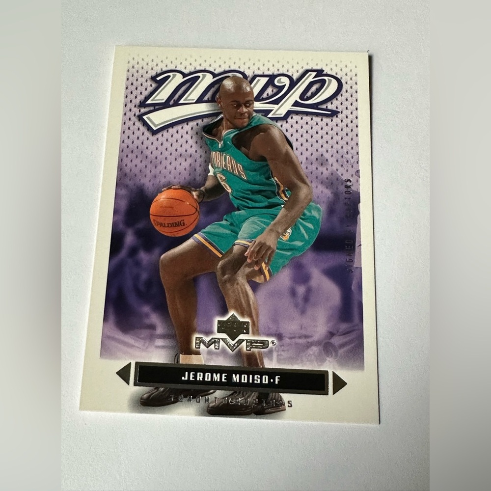 Jerome Moiso - MVP Basketball Trading Card - Teal/Green